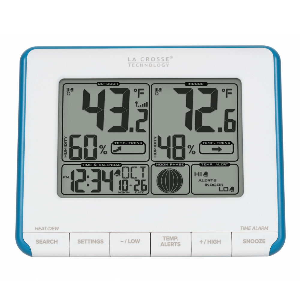 Close-up of the La Crosse Technology Wireless Weather Station display