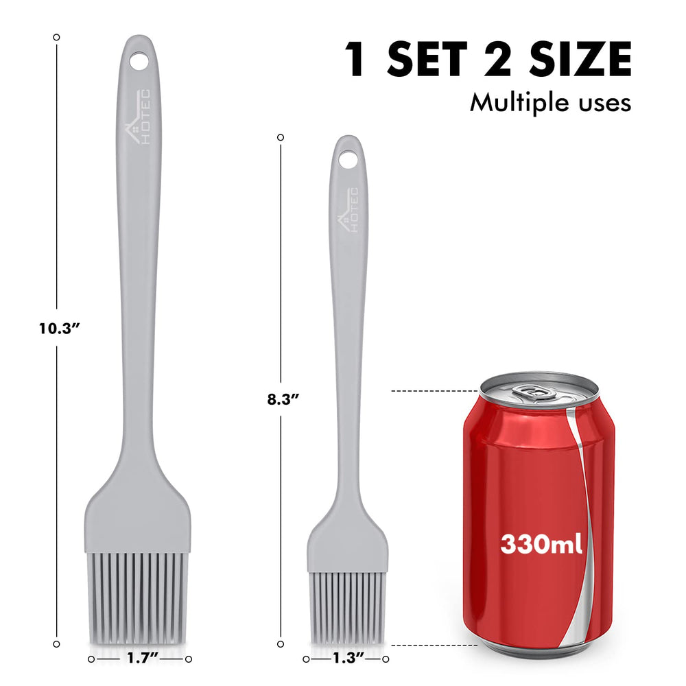 Close-up of the large HOTEC silicone basting brush