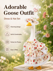 Close-up of the LKMXD Porch Goose Outfit bandana and bow tie