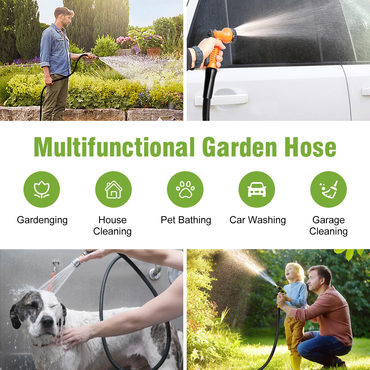Close-up of the O-ring on beitopamz Short Garden Hose 1ft