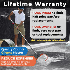 Close-up of the ProTuff Pool Silt Net mesh detail