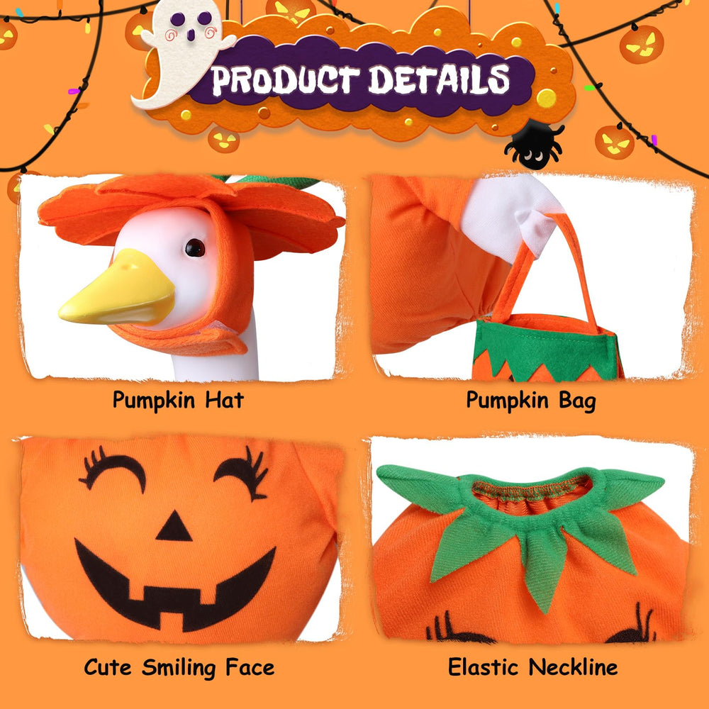 Close-up of the pumpkin hat with Velcro design for secure fit