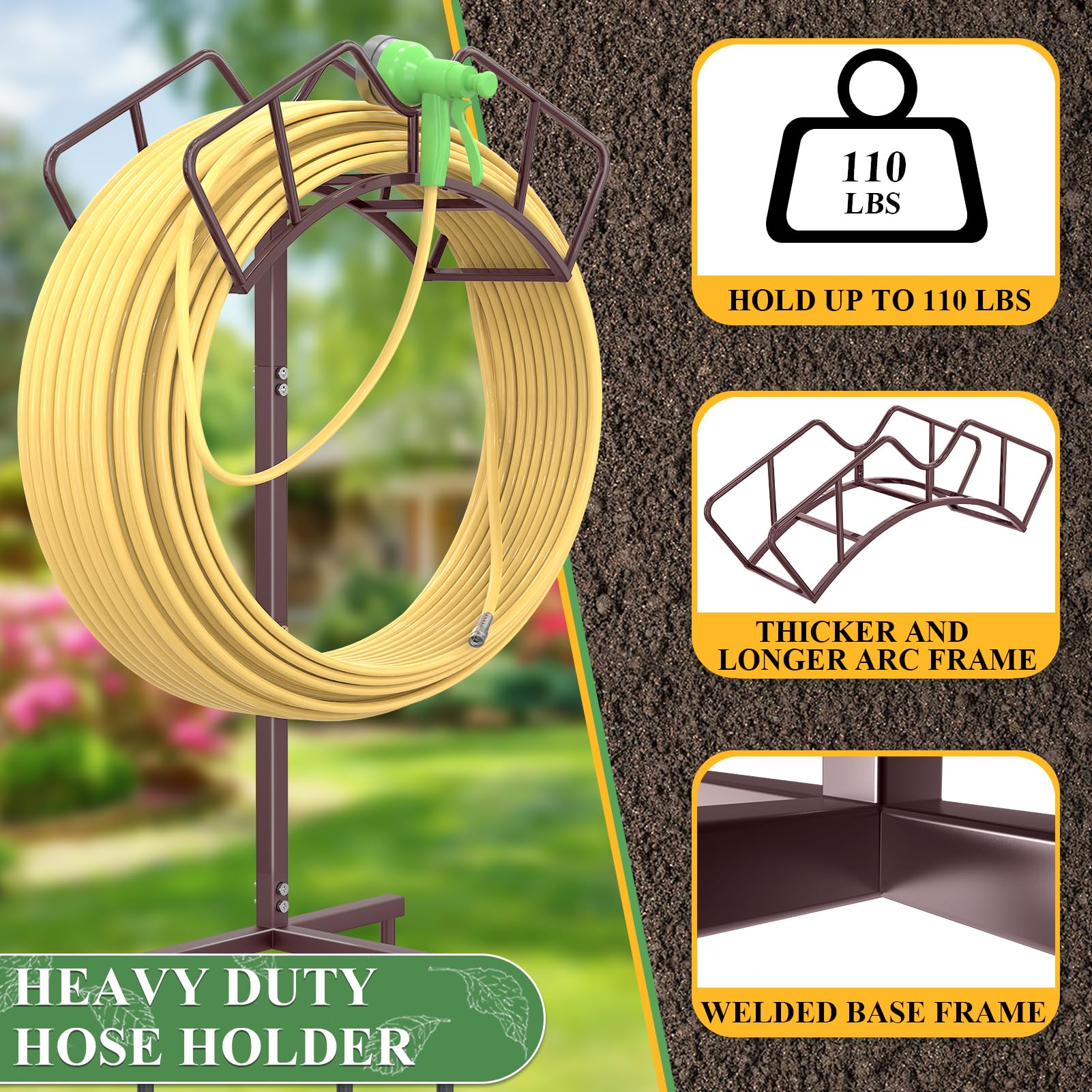 Close-up of the Qatsrin hose holder's arch design