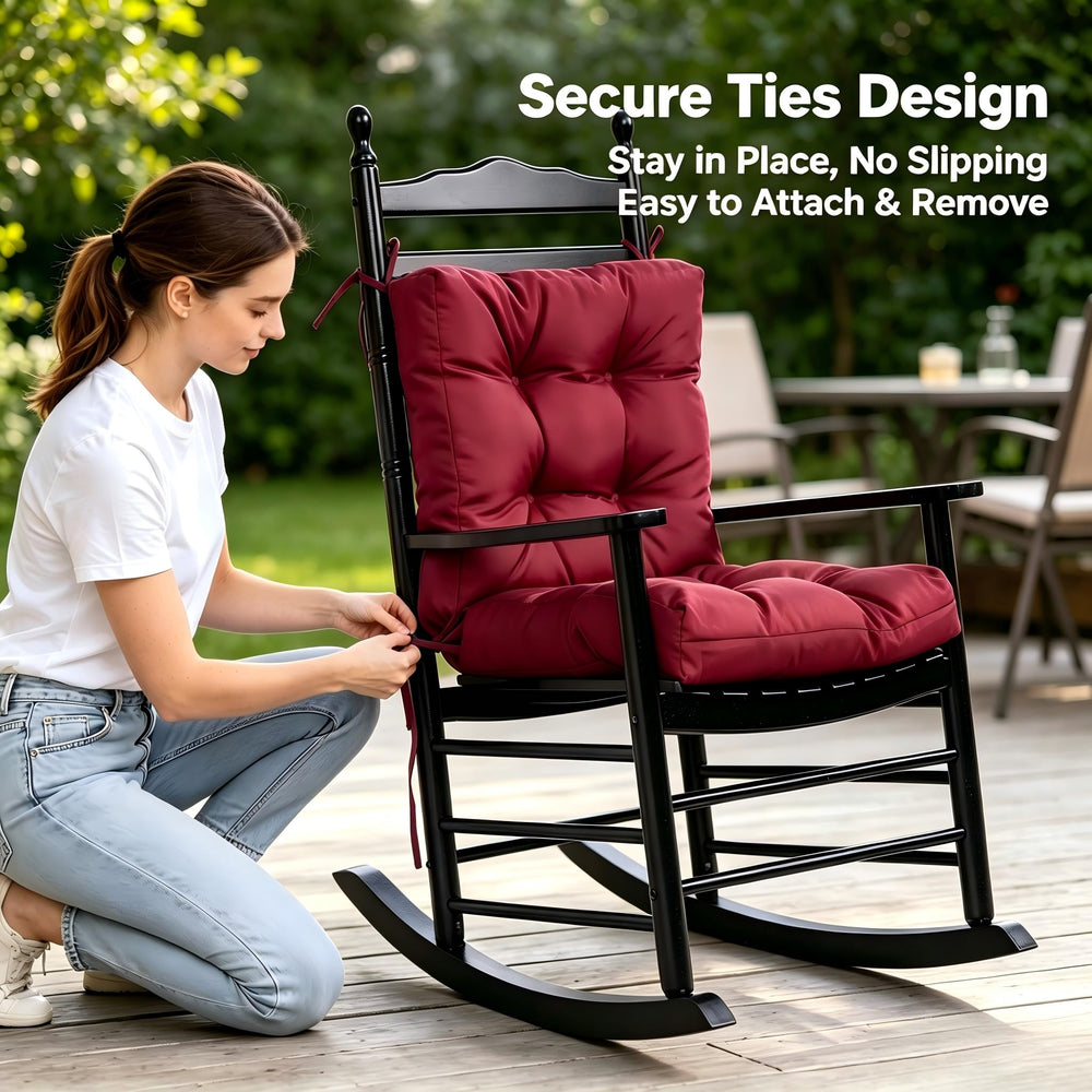 Close-up of the QILLOWAY Outdoor Chair Cushion fabric