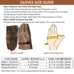 Close-up of the reinforced palm of AOUCHI Leather Work Gloves
