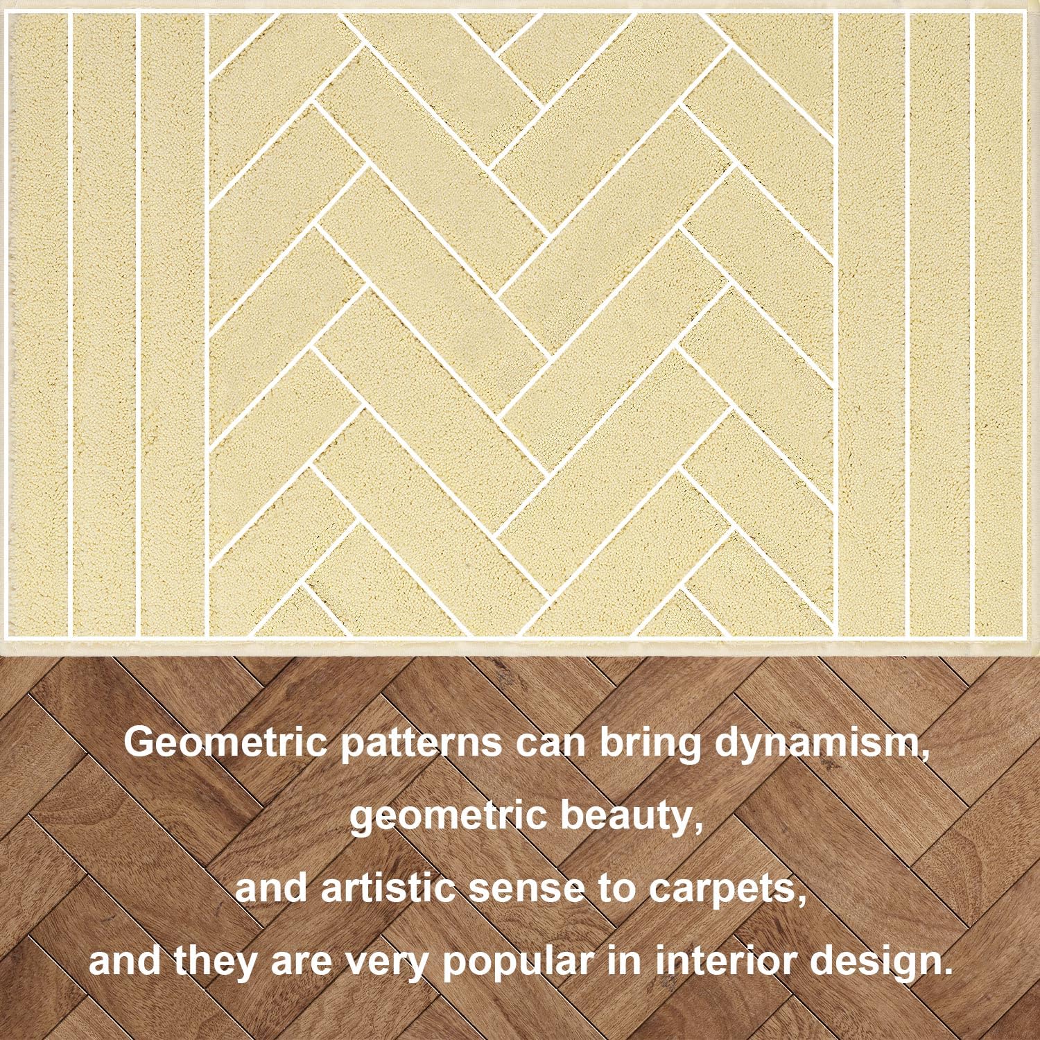 close-up of the rib fabric design of hicorfe Indoor Doormat