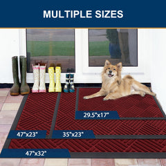Close-up of the Smiry doormat's textured surface