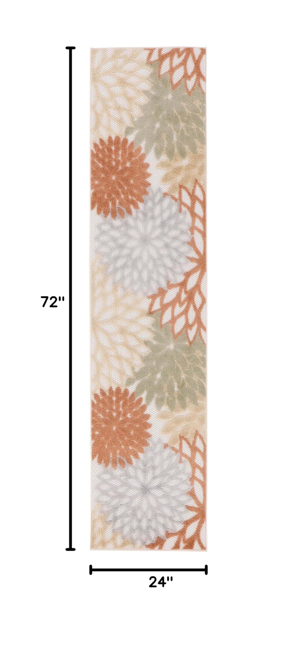 Close-up of the soft texture on Nourison Aloha area rug
