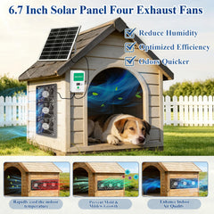 Close-up of the solar panel on SOLINOVA fan
