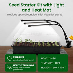 Close-up of the SOLIGT seedling tray with humidity dome