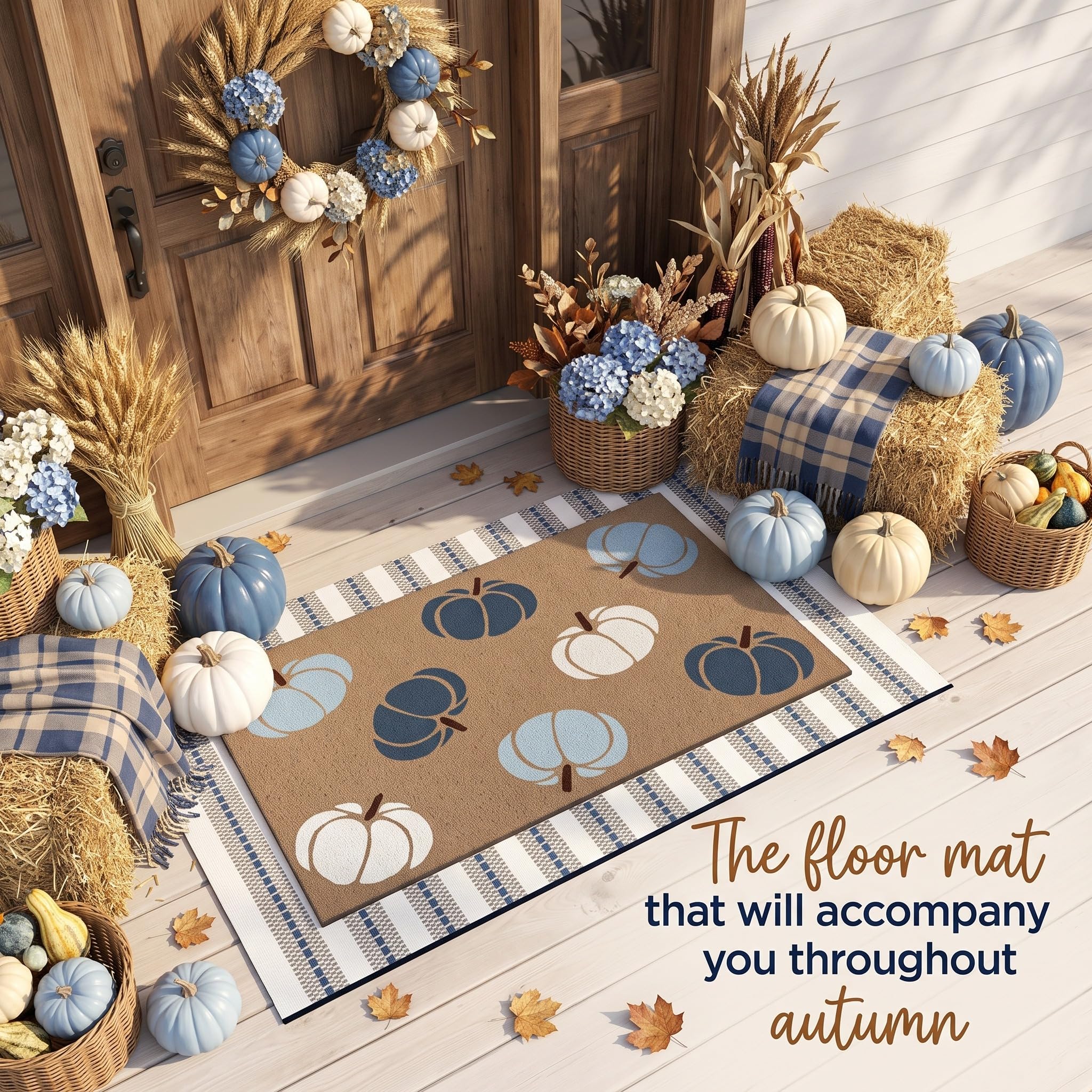 Close-up of the stitching and material of Drydiet doormat