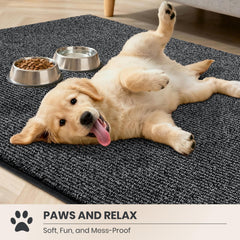 Close-up of the TPR backing of the PURRUGS doormat