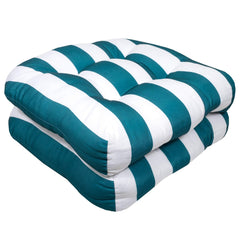 Close-up of the tufted design of the Sweet Home Collection Patio Chair Pad