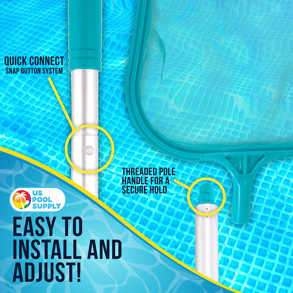 Close-up of the U.S. Pool Supply skimmer net frame