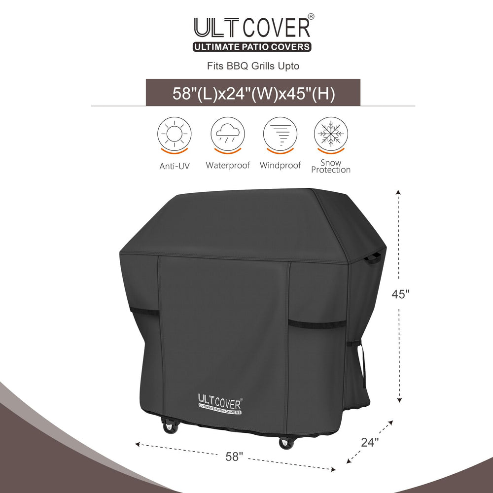 Close-up of the ULTCOVER grill cover material
