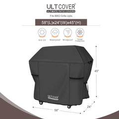 Close-up of the ULTCOVER grill cover material