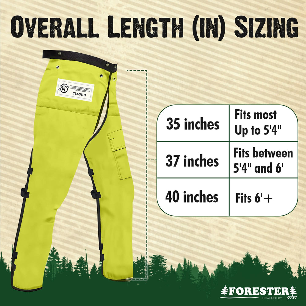 Close-up of the utility pocket on FORESTER Chainsaw Chaps