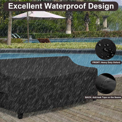 Close-up of the waterproof fabric of PureFit Couch Cover