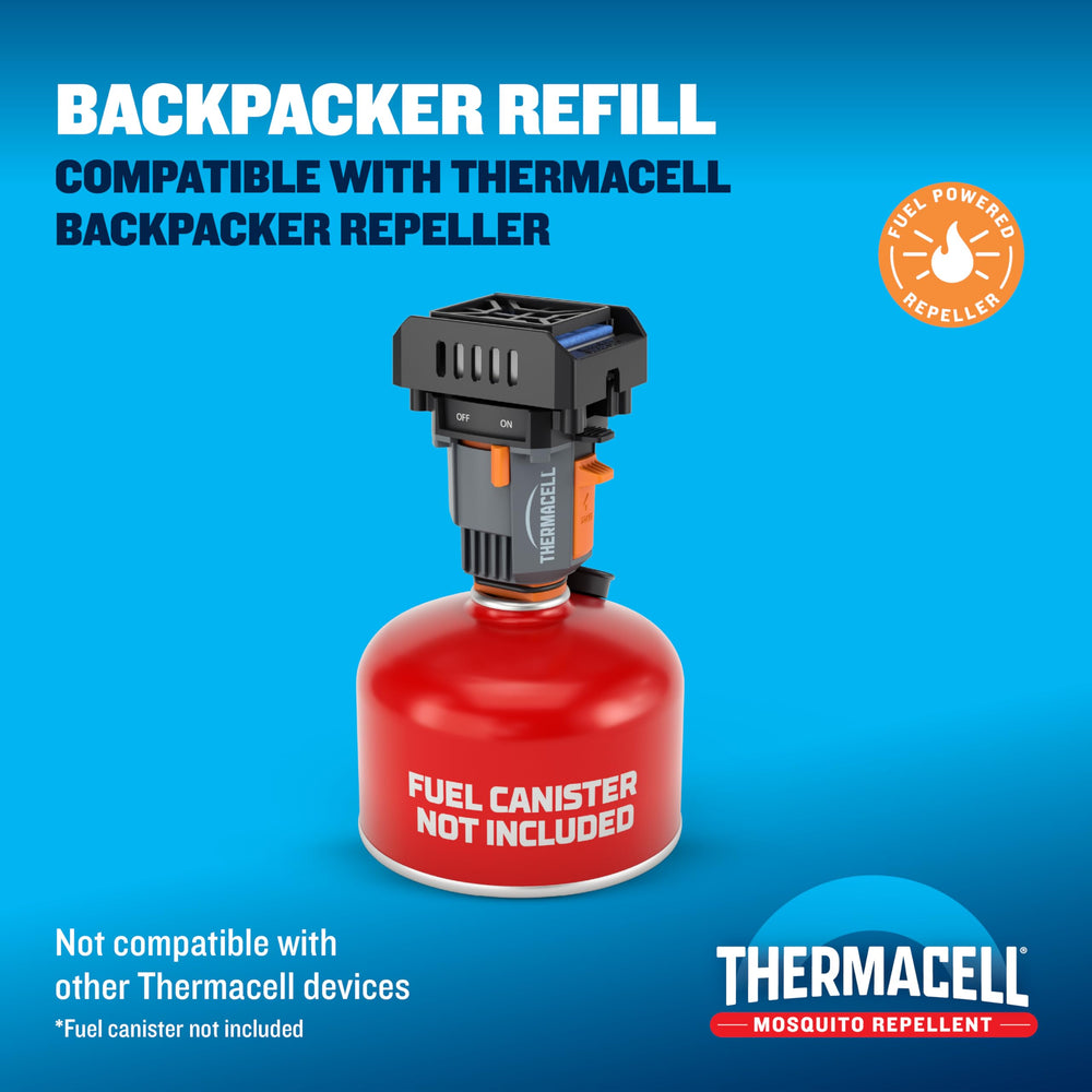 Close-up of Thermacell repellent mat showing packaging details