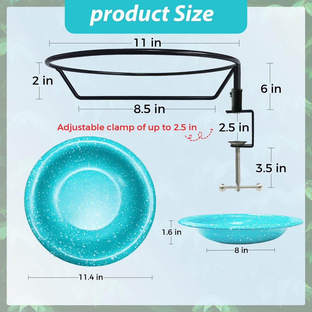 Close-up of TIANCENTRAL H Birdbath Detachable Bowl