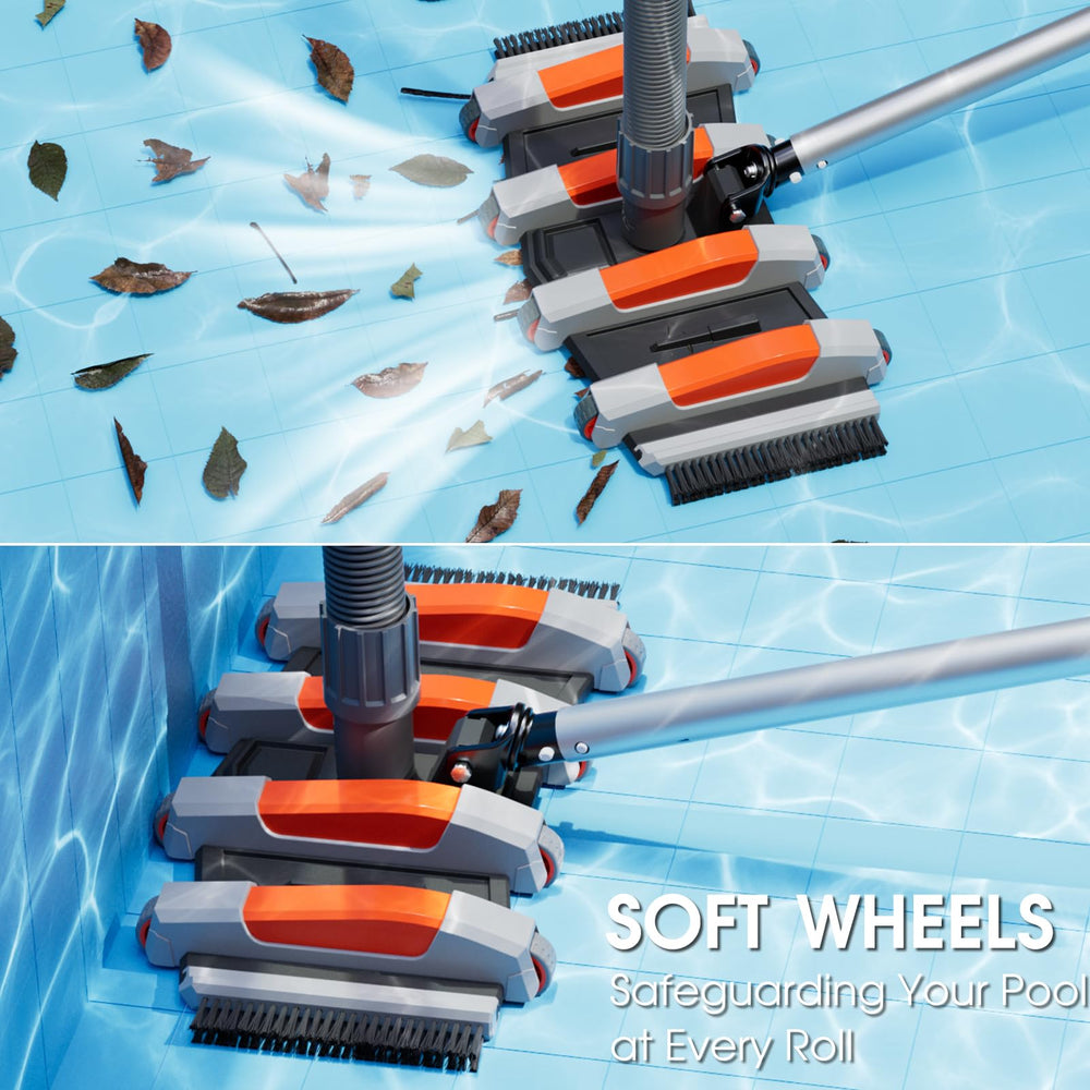 Close-up of TidyMister Vacuum Head showing side and bottom brushes