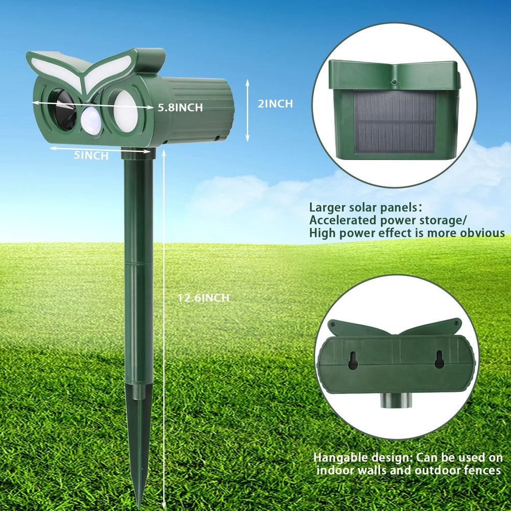 Close-up of Tirgo ultrasonic animal repellent sensor