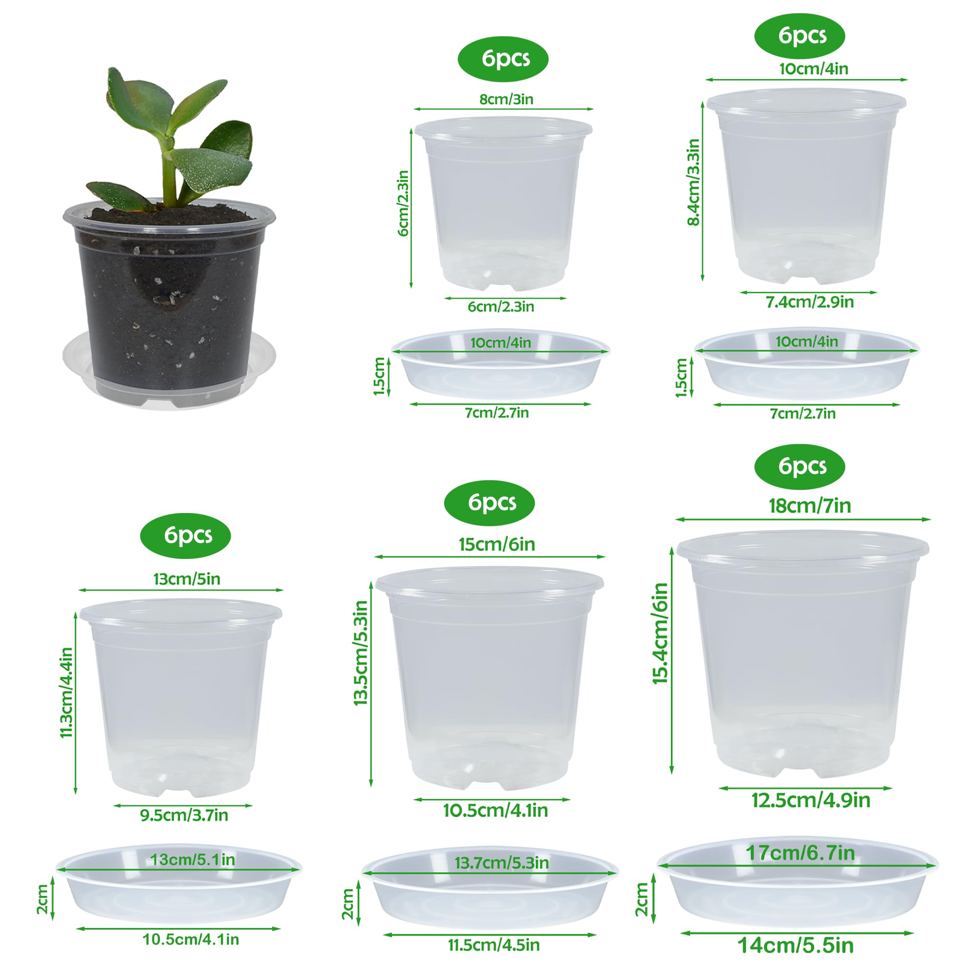 Close-up of TNTIWQ nursery pot with drainage holes