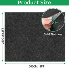Close-up of ToLanbbt floor mat showing waterproof backing
