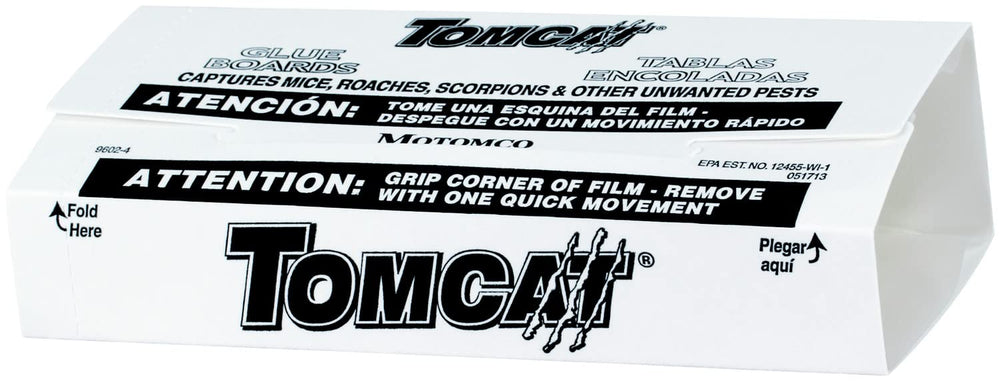 Close-up of Tomcat Glue Board with eugenol for increased stickiness