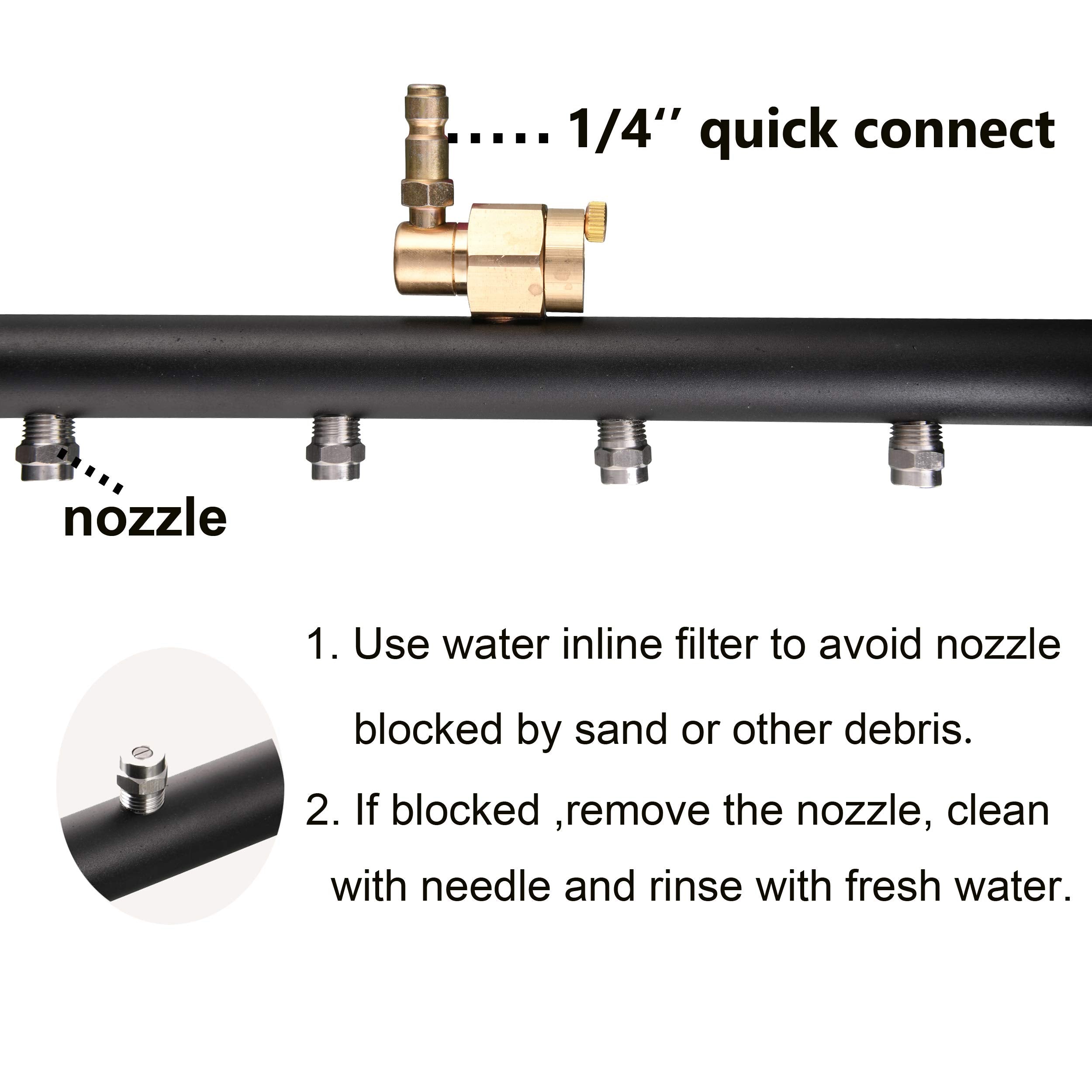 Close-up of Tool Daily undercarriage cleaner connector