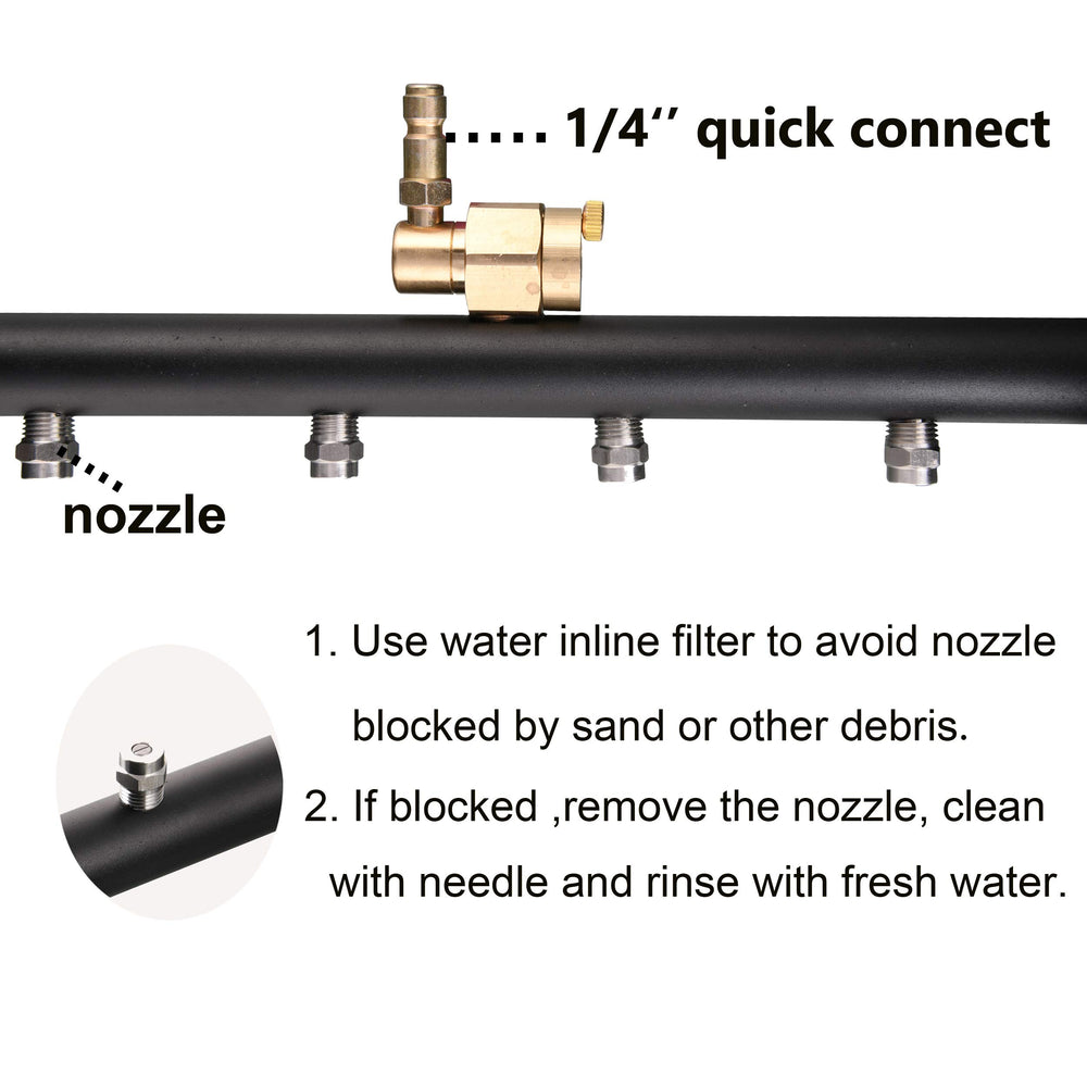 Close-up of Tool Daily undercarriage cleaner connector