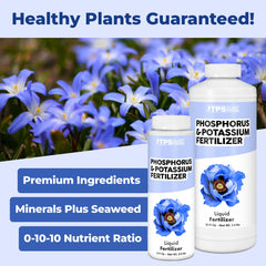 Close-up of TPS NUTRIENTS Liquid Bloom Fertilizer details