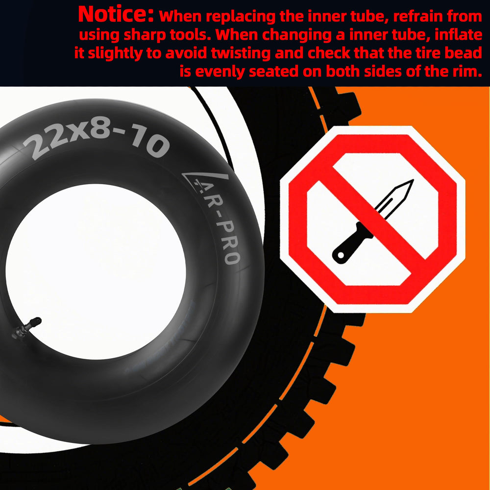 Close-up of TR6 metal valve stem on AR-PRO inner tube