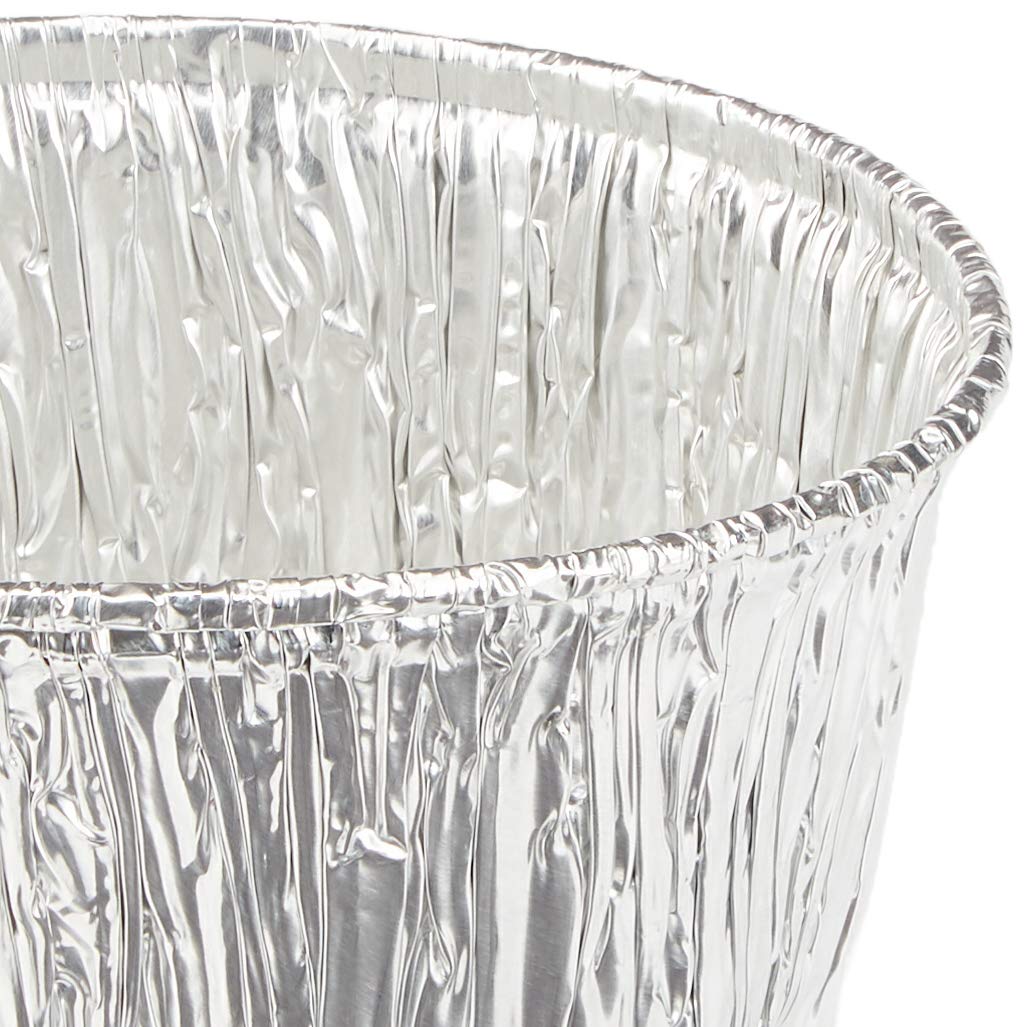 Close-up of Traeger Grease Bucket Liner showing aluminum material