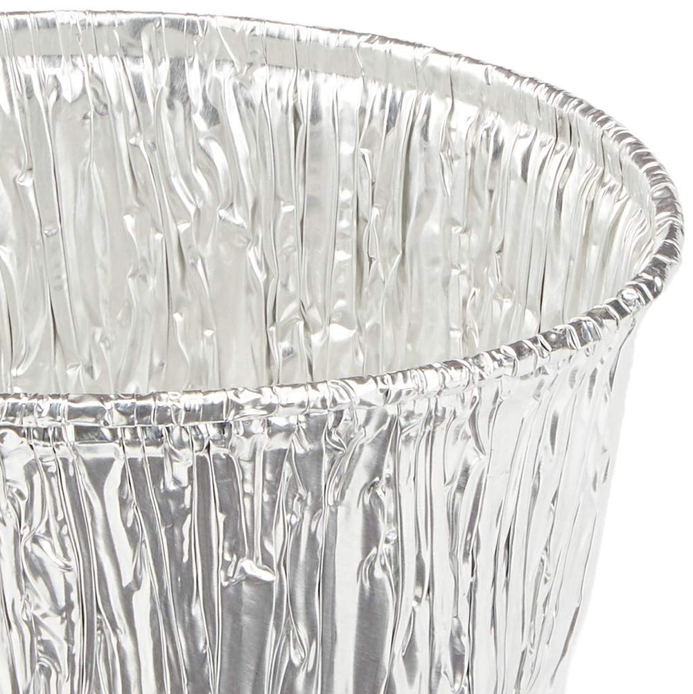 Close-up of Traeger Grease Bucket Liner showing aluminum material