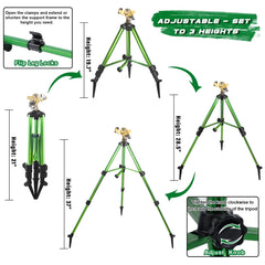 Close-up of Triumpeek brass sprinkler head