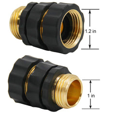 Close-up of Triumpeek male and female connectors