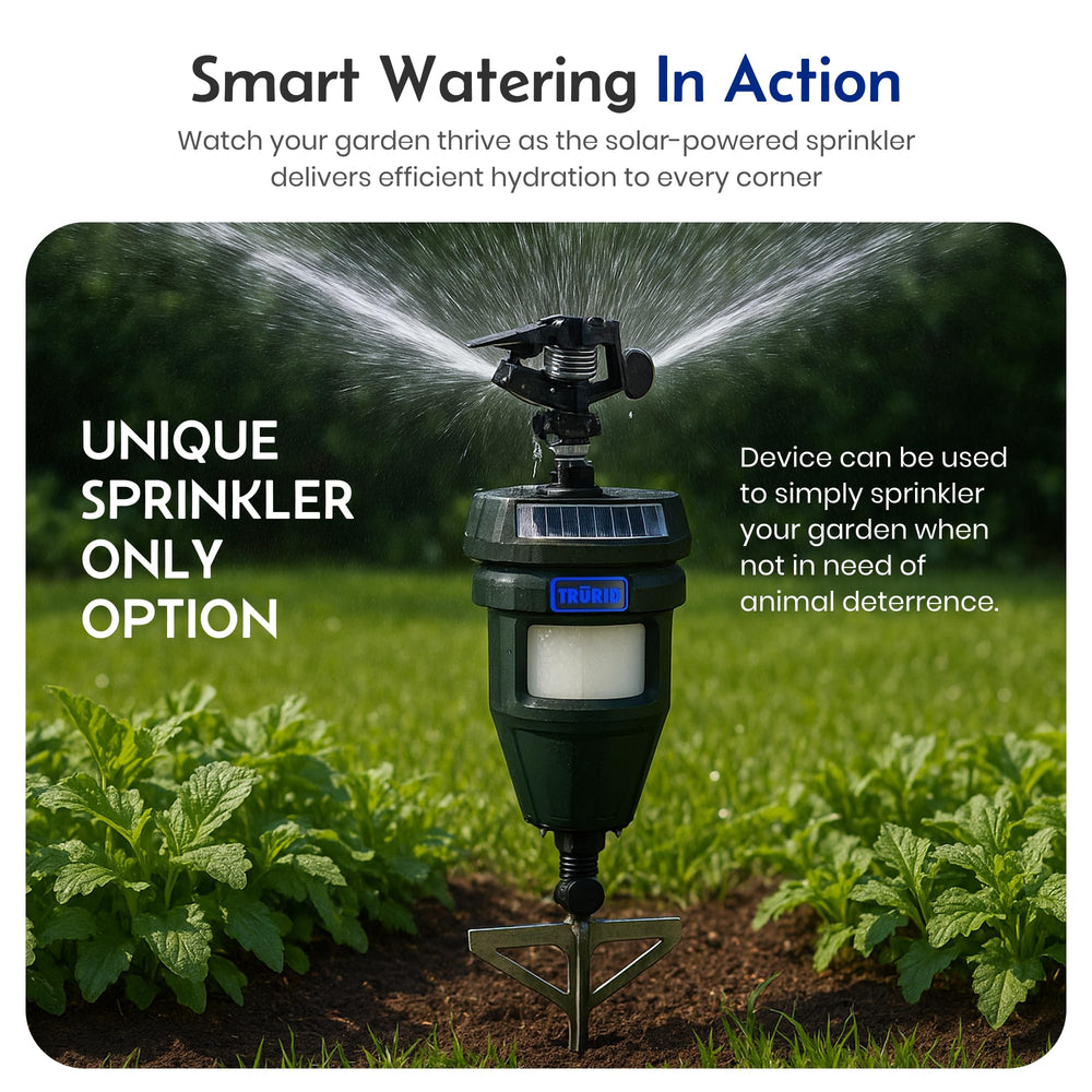 Close-up of TRURID sprinkler's motion sensor