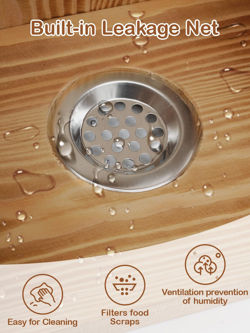 Close-up of Turosur Squirrel Feeder roof for easy access