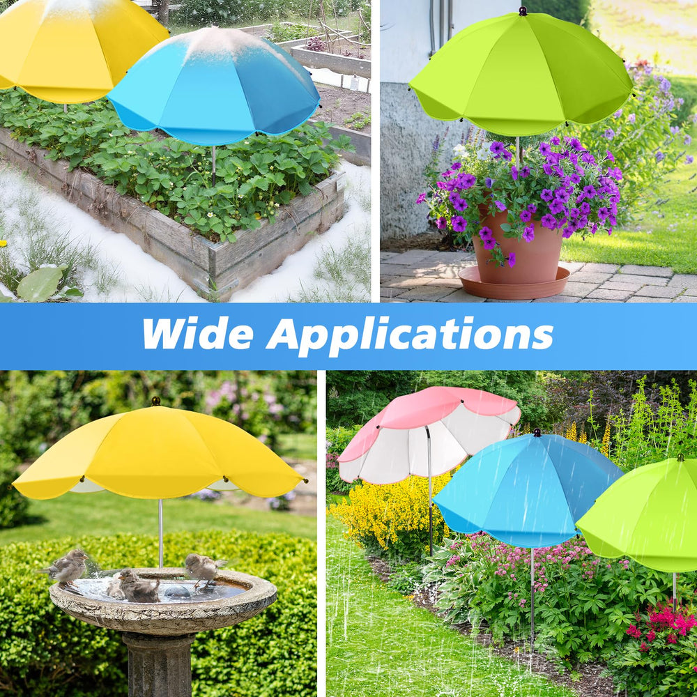 Close-up of Twintaogo umbrella's durable alloy frame