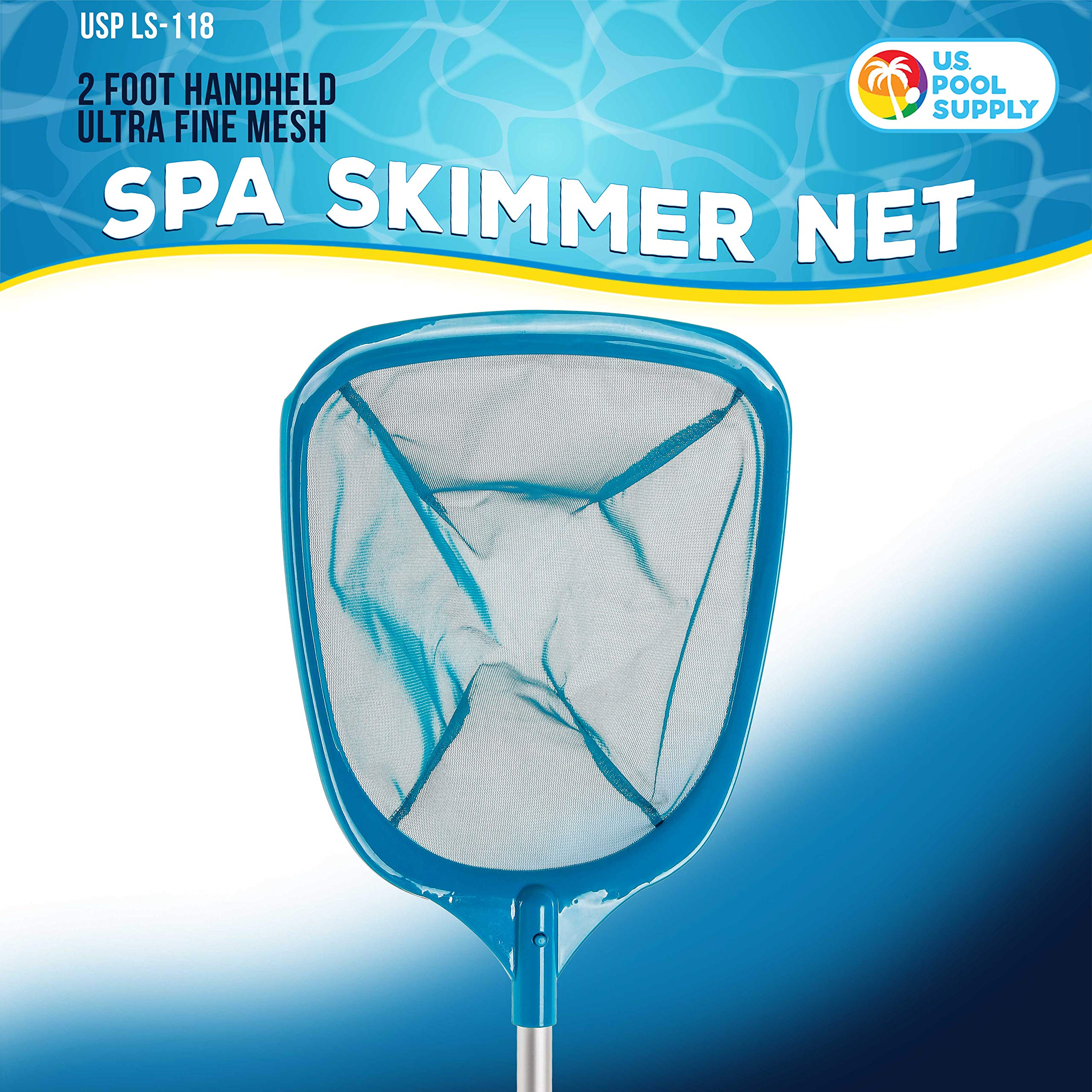 Close-up of U.S. Pool Supply Hand Leaf Skimmer Net mesh bag