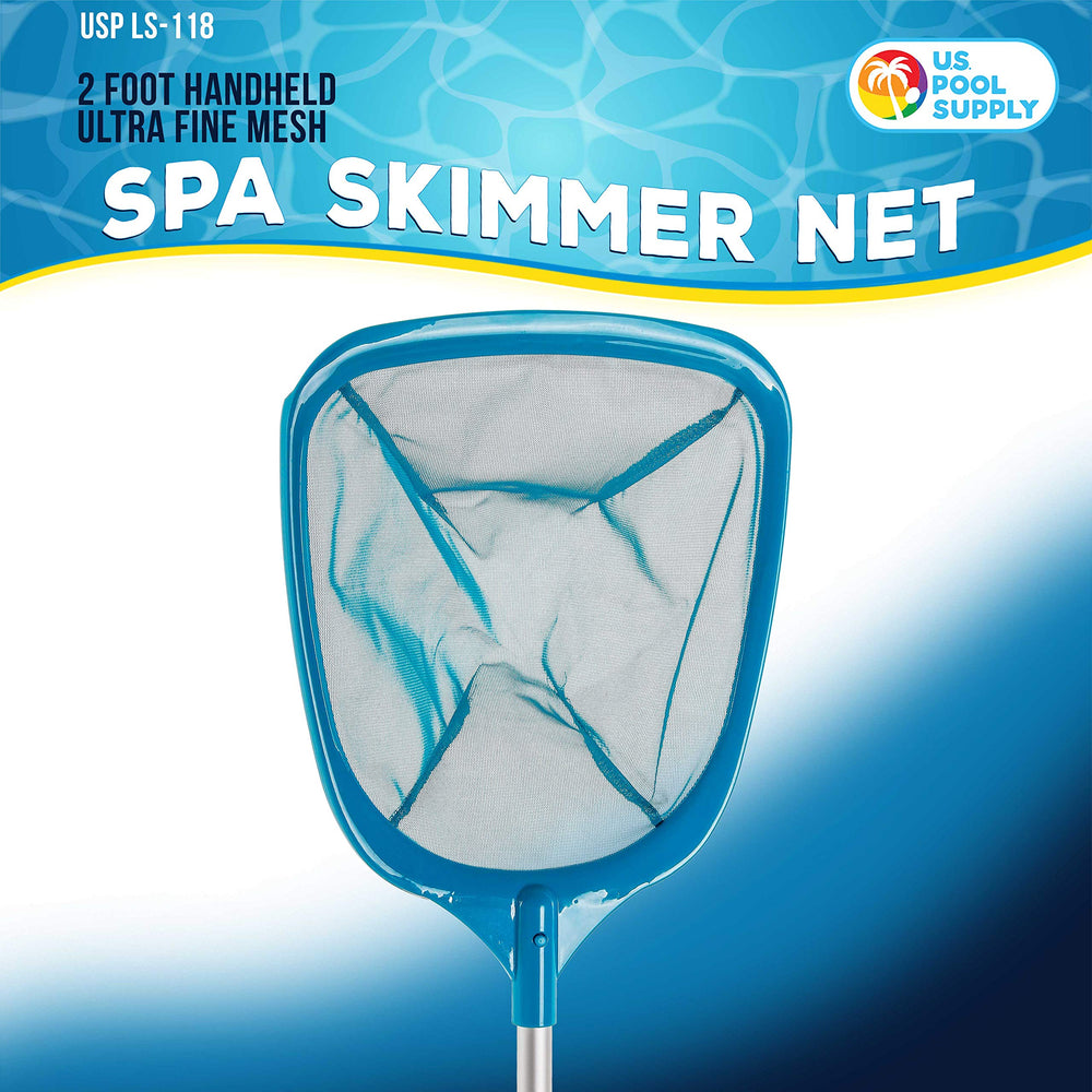 Close-up of U.S. Pool Supply Hand Leaf Skimmer Net mesh bag
