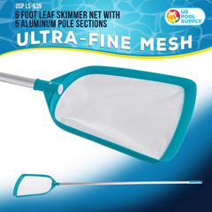 Close-up of U.S. Pool Supply Leaf Skimmer Net mesh