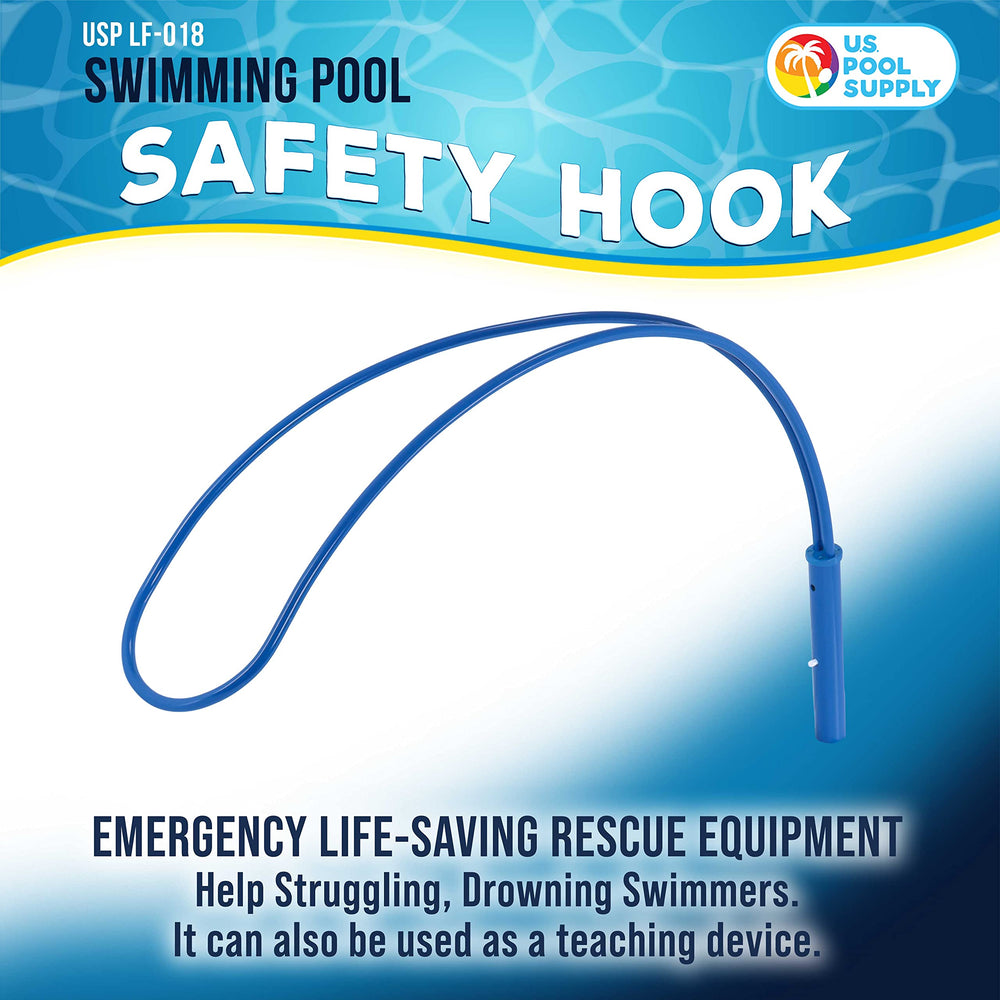 Close-up of U.S. Pool Supply safety hook material