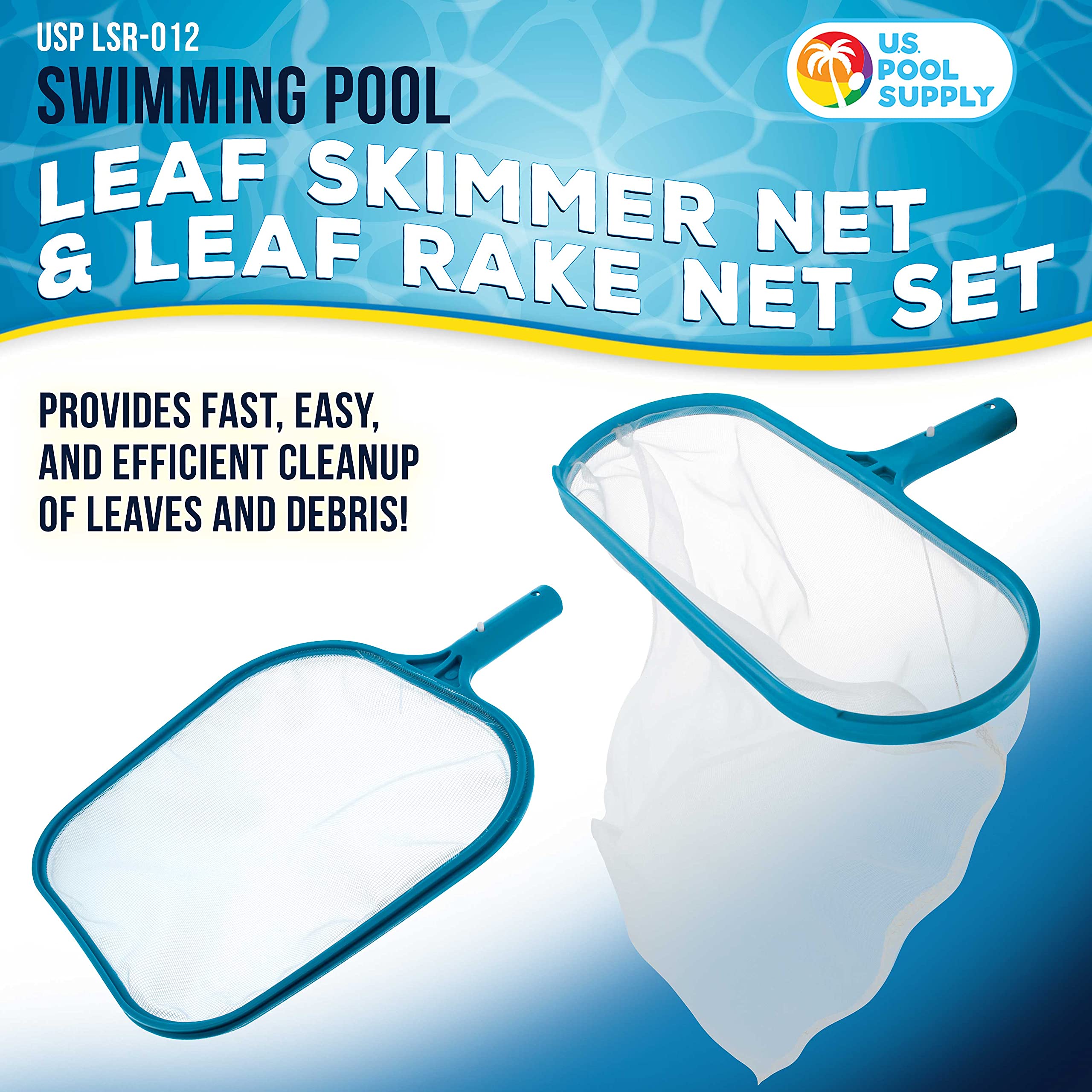 Close-up of U.S. Pool Supply skimmer net fine mesh