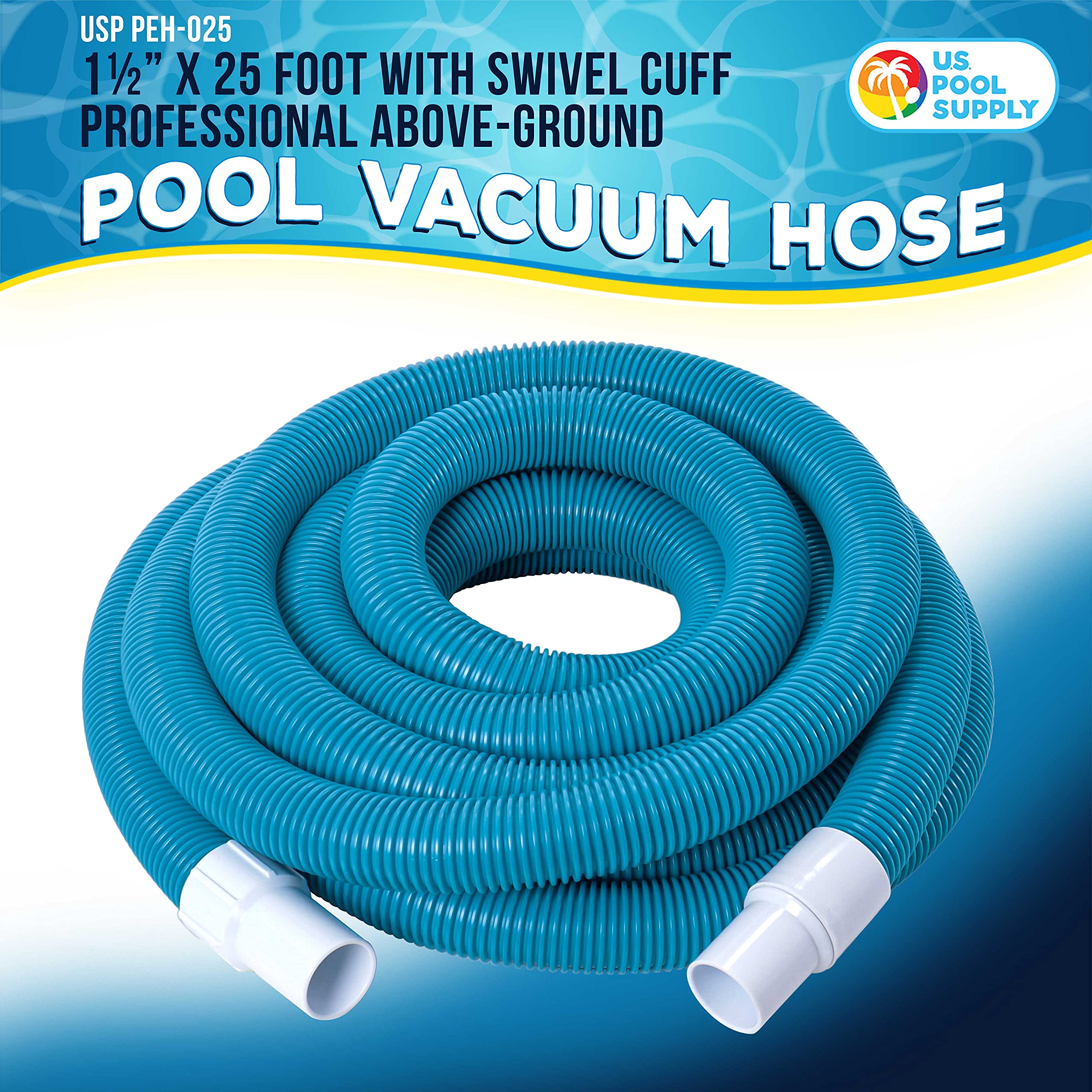 Close-up of U.S. Pool Supply vacuum hose swivel cuff