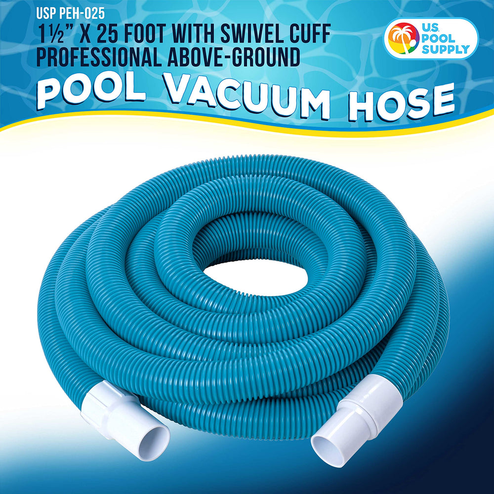 Close-up of U.S. Pool Supply vacuum hose swivel cuff