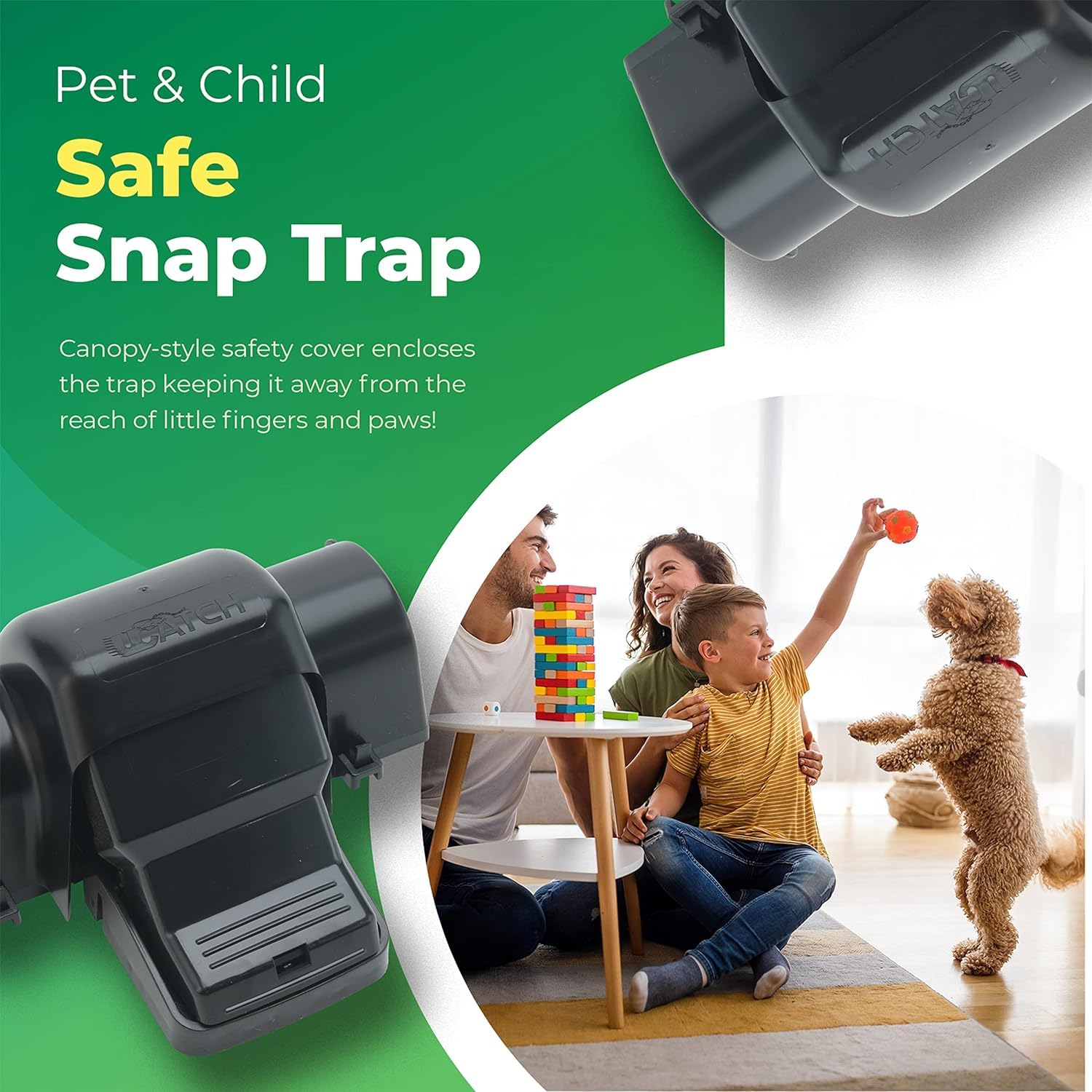 Close-up of UCatch Rat Trap bait section