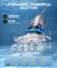 Close-up of UIRWAY pool vacuum suction head and filter bag