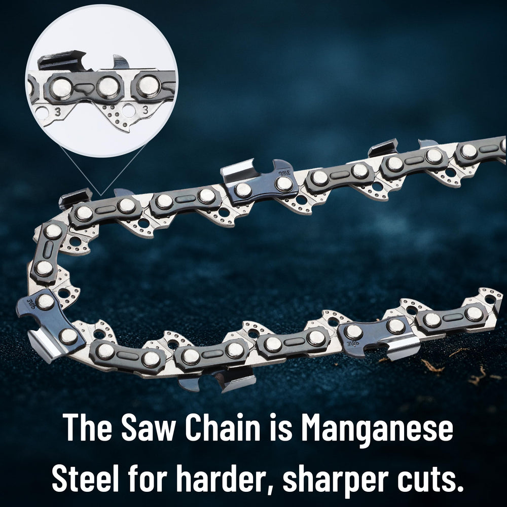 Close-up of UNCO chainsaw chain cutter